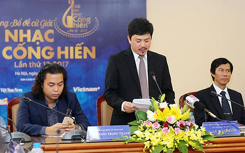 Toàn cảnh Lễ Công bố Danh sách đề cử giải Âm nhạc Cống hiến lần 12 - 2017